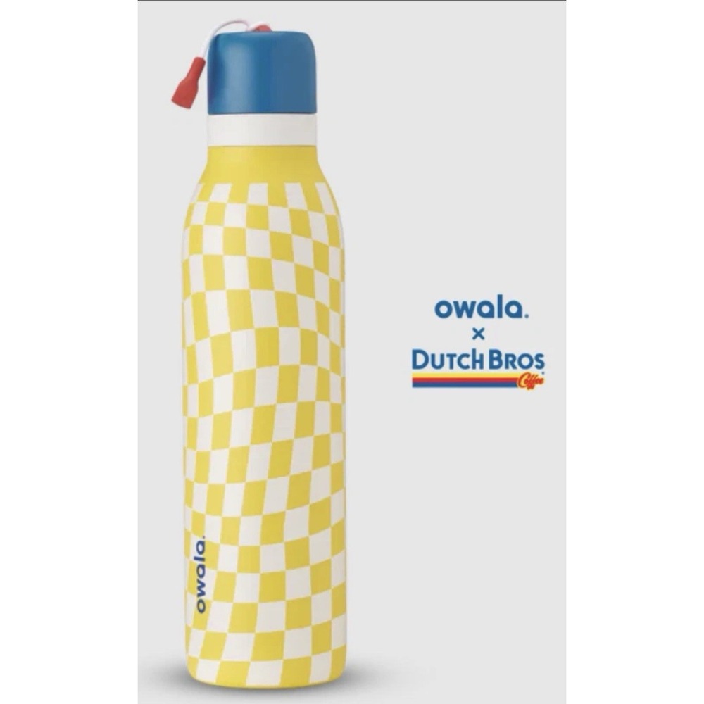 Owala DUTCH BROS Always Stoked Water Bottle FreeSip Twist 24oz Travel Tumbler